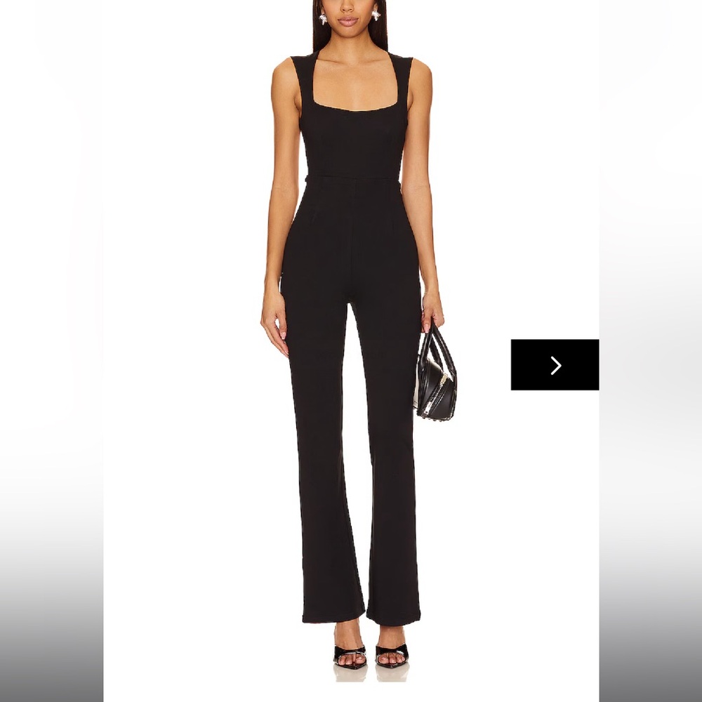 Superdown Chic Black Cutout Jumpsuit